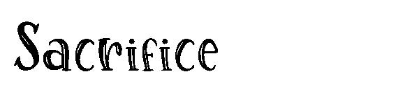Sacrifice字体