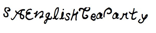 SAEnglishTeaParty字体
