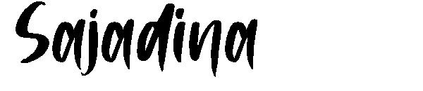 Sajadina字体