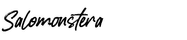 Salomonstera字体