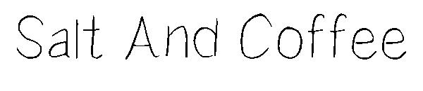 Salt And Coffee字体