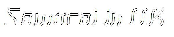 Samurai in UK字体