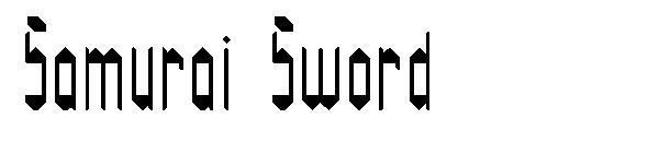 Samurai Sword字体
