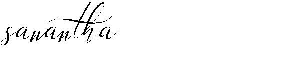 sanantha字体