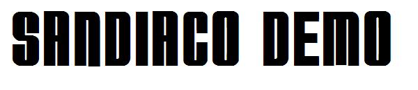 SANDIACO DEMO字体