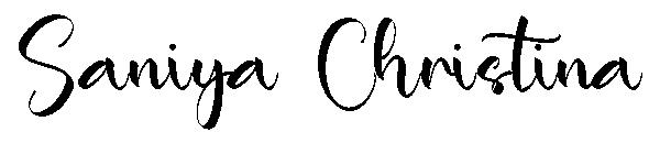 Saniya Christina字体