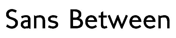 Sans Between字体