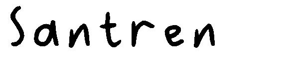 Santren字体
