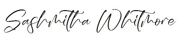 Sashmitha Whitmore字体