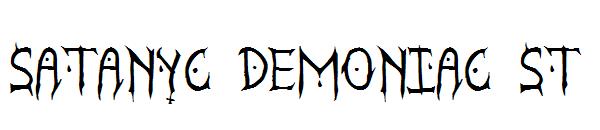 Satanyc Demoniac St字体