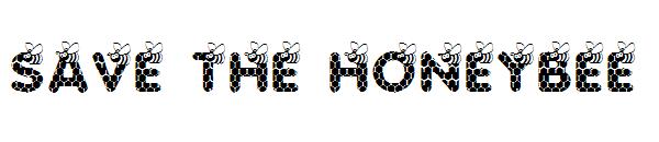 SAVE THE HONEYBEE字体