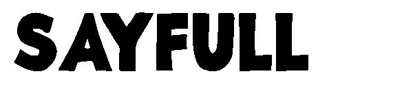 Sayfull字体