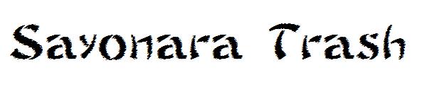 Sayonara Trash字体