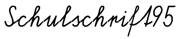 Schulschrift95字体