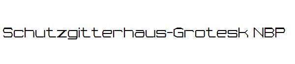 Schutzgitterhaus-Grotesk NBP字体