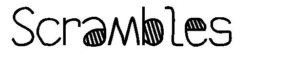 Scrambles字体