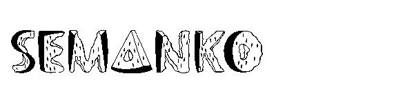 SEMANKO字体
