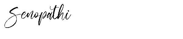 Senopathi字体