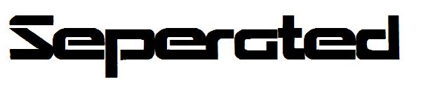 Seperated字体