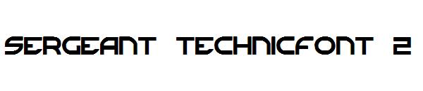 Sergeant TechnicFont 2字体