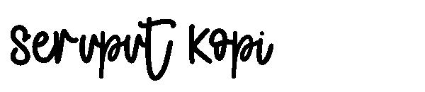 Seruput Kopi字体