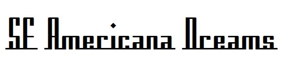 SF Americana Dreams字体