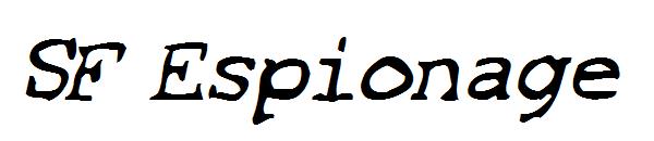 SF Espionage字体
