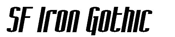 SF Iron Gothic字体