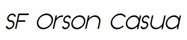 SF Orson Casua字体