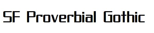 SF Proverbial Gothic字体