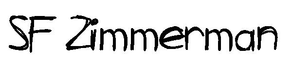 SF Zimmerman字体