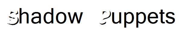 Shadow Puppets字体
