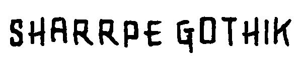 SHARRPE GOTHIK字体