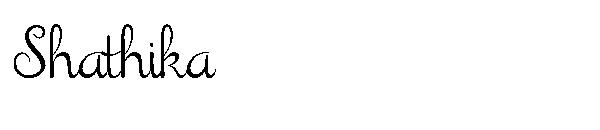 Shathika字体