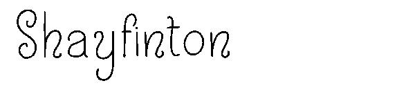 Shayfinton字体
