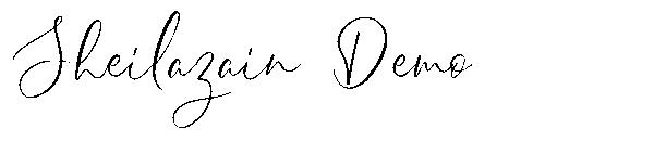 Sheilazain Demo字体