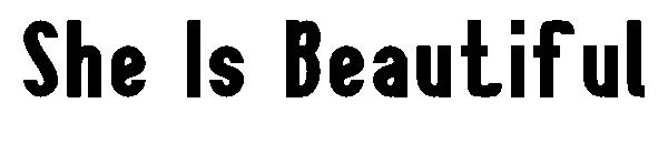 She Is Beautiful字体