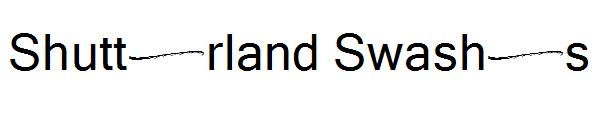 Shutterland Swashes字体
