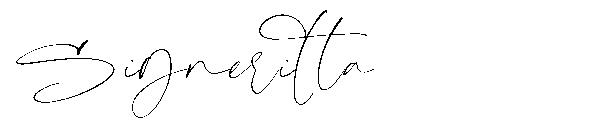 Signeritta字体