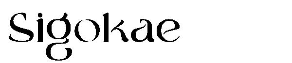 Sigokae字体