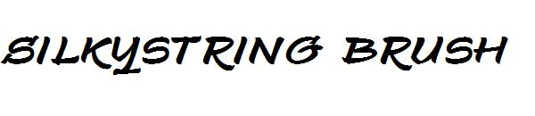 Silkystring Brush字体