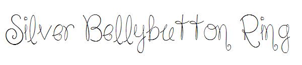 Silver Bellybutton Ring字体