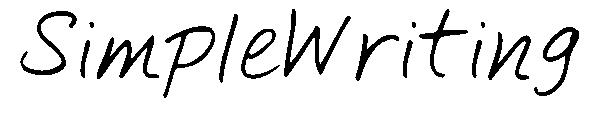 SimpleWriting字体