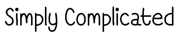 Simply Complicated字体