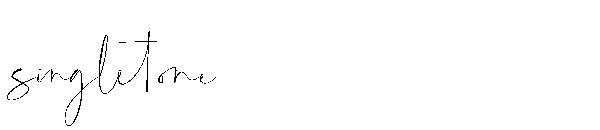 singletone字体
