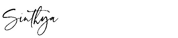 Sinthya字体