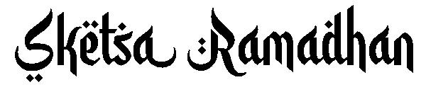 Sketsa Ramadhan字体