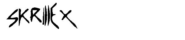 skrillex字体