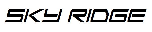 Sky Ridge字体