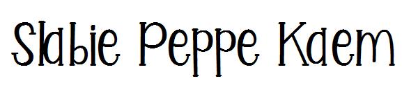 Slabie Peppe Kaem字体